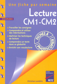 Fiches ressources - duplifiches CM1/CM2, Lecture