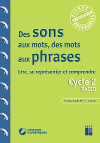 Des sons aux mots, des mots aux phrases - Lire, sereprésenter - Cycle 2 RASED + CD-Rom