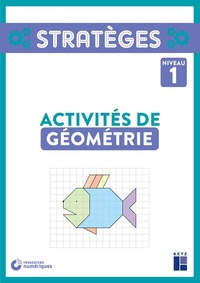 Stratèges Activités de géométrie niveau 1, Photofiches + CD-Rom