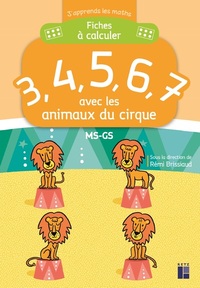 Fiches à calculer les animaux du cirque