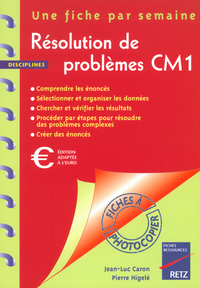 RESOLUTION PROBLEMES CM1 EUROS