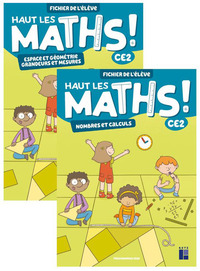 Haut les Maths ! CE2, Fichier de l'élève en 2 volumes 