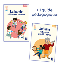 Pack de 2 exemplaires Quartier libre CE-CM (Juliette fait équipe avec Mr Lebrun + La bande affiche s