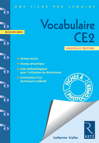 Fiches ressources - duplifiches CE2, Vocabulaire 