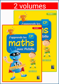 J'apprends les maths avec Picbille CP, Fichier de l'élève en 2 volumes + Mémo