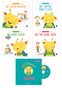 LES ALBUMS DE ZATOU - 4 ALBUMS + CD AUDIO + LIVRET PEDAGOGIQUE