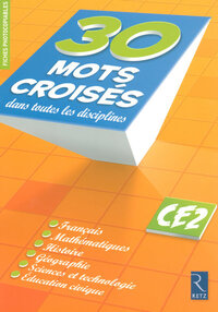 30 MOTS CROISES DANS TOUTES LES DISCIPLINES