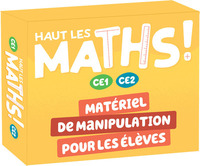 Haut les Maths ! CE1/CE2, Matériel de l'élève (pochette avec jetons et cubes)