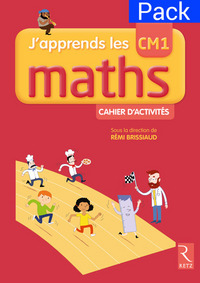 J'apprends les maths CM1, Pack de 6 Cahiers d'activités