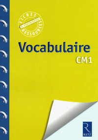 Fiches ressources - duplifiches CM1, Vocabulaire