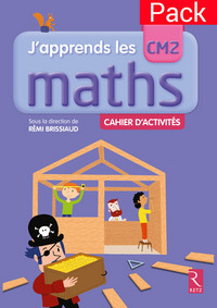 J'apprends les maths CM2, Pack de 6 Cahiers d'activités