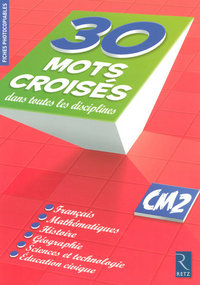 MOTS CROISES DANS TOUTES DISCIPLINES CM2