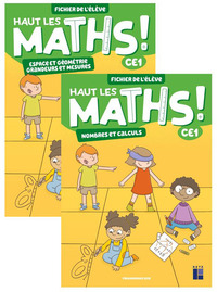Haut les Maths ! CE1, Fichier de l'élève en 2 volumes 
