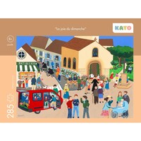 PUZZLE KATO "LA JOIE DU DIMANCHE" - PUZZLE DE 285 PIECES, DIMENSIONS 46.2X32.6CM