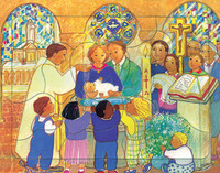 L'EGLISE JOUR DU BAPTEME