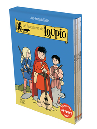 "COFFRET 5 TOMES "" LES AVENTURES DE LOUPIO"""