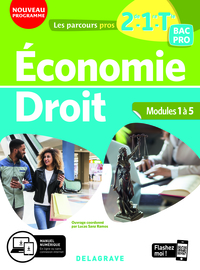 Economie Droit - Les parcours pro - Modules 1 à 5 - Bac Pro, Pochette de l'élève