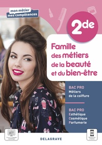 Famille des métiers de la beauté et du bien-être 2de Bac Pro ECP, Coiffure, Pochette de l'élève