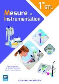 Mesure et instrumentation 1re STL, Livre de l'élève