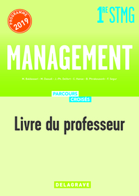 Management - Parcours croisés 1re STMG, Livre du professeur du manuel