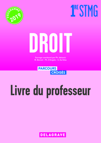 Droit 1re STMG, Livre du professeur du manuel