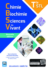 Chimie-Biochimie-Sciences du vivant Tle STL, Livre de l'élève