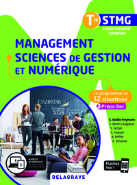 Management, Sciences de gestion et numérique - Le programme en 12 situations Tle STMG Enseignement commun, Pochette de l'élève