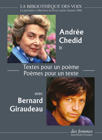 TEXTES POUR UN POEME, POEMES POUR UN TEXTE - 1 CD MP3 - AUDIO