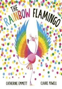 Rainbow flamingo