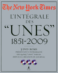 The New York Times + 3 DVD-Roms - L'intégrale des Unes 1851-2009 - DVD offert