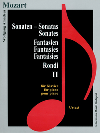 Partition - Mozart - Sonates, Fantaisies et rondos II - pour piano