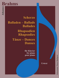 Partition - Brahms - Scherzo, Ballades, Rhapsodies et Danses - pour piano