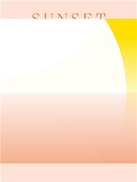 Sunset Ein Hoch auf die sinkende Sonne /allemand