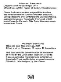 MAARTEN SLEEUWITS OBJECTS AND RECORDINGS /ANGLAIS/ALLEMAND