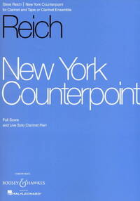 NEW YORK COUNTERPOINT CLARINETTE-PARTITION+PARTIES SEPAREES