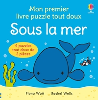 Sous la mer - Mon premier livre puzzle tout doux - dès 1 an