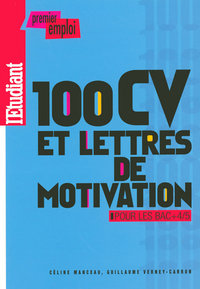 100 CV et lettres de motivation pour les BAC +4/5