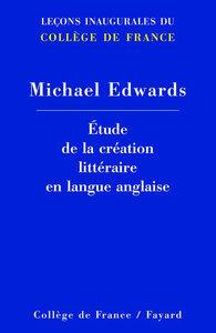 ETUDE DE LA CREATION LITTERAIRE EN LANGUE ANGLAISE