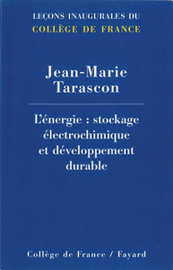 ENERGIE : STOCKAGE ELECTROCHIMIQUE ET DEVELOPPEMENT DURABLE