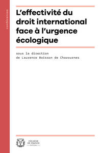 L'EFFECTIVITE DU DROIT INTERNATIONAL FACE A L'URGENCE ECOLOGIQUE