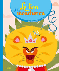 LIVRE FABLE LION ET MOUCHERON