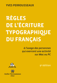 Règles de l'écriture typographique du français