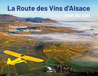 La Route des Vins d'Alsace, vue du ciel