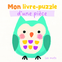 Les mots - Mon livre-puzzle d'une pièce