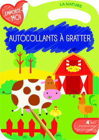 LA NATURE AUTOCOLLANTS A GRATTER