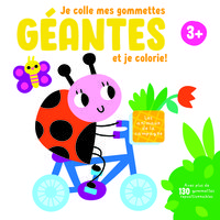 LES ANIMAUX DE LA CAMPAGNE - JE COLLE MES GOMMETTES GEANTES ET JE COLORIE !