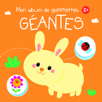 MON ALBUM DE GOMMETTES GEANTES 2+ LAPIN