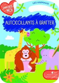 LES ANIMAUX AUTOCOLLANTS A GRATTER