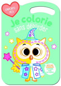 LE HIBOU JE COLORIE SANS DEBORDER