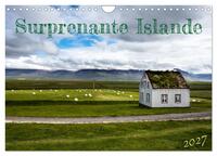 Surprenante Islande (Calendrier mural 2027 DIN A4 vertical), CALVENDO calendrier mensuel